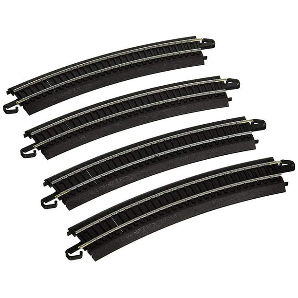 4/Card Bachmann Trains Snap-Fit E-Z Track 22” Radius Curved Track 4/Card Bachmann Trains Snap-Fit E-Z Track 22” Radius Curved Track